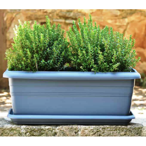 Ζαρντινιέρα πλαστική VIOMES - Terracotta Ζαρντινιέρα πλαστική VIOMES - Terracotta